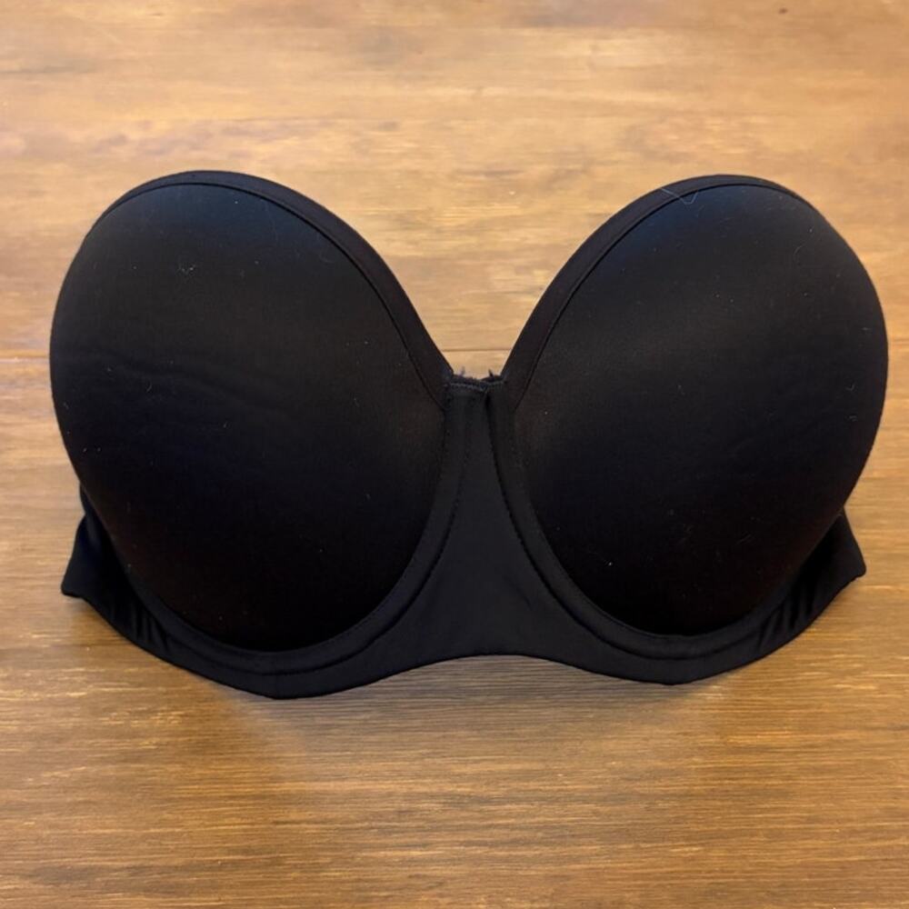 ThirdLove 24/7 Classic Strapless Bra Black Size 34E